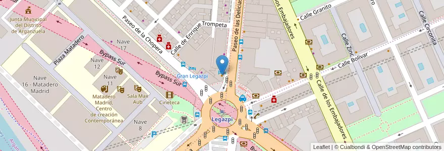 Mapa de ubicacion de Restaurante El Mirador en Espanha, Comunidade De Madrid, Comunidade De Madrid, Área Metropolitana De Madrid Y Corredor Del Henares, Madrid.