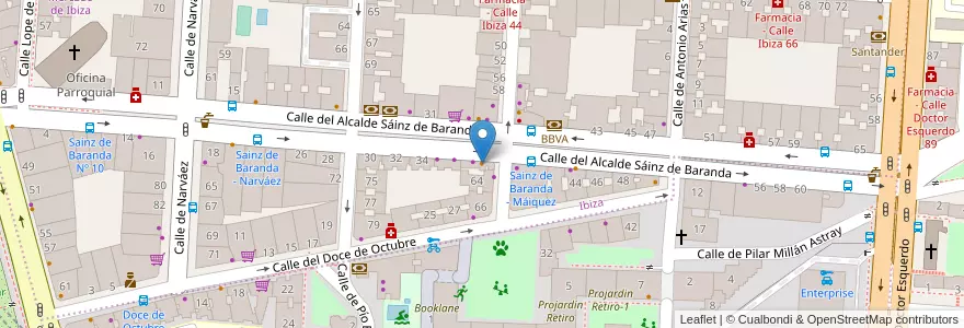 Mapa de ubicacion de Restaurante El Paleto en 스페인, Comunidad De Madrid, Comunidad De Madrid, Área Metropolitana De Madrid Y Corredor Del Henares, 마드리드.
