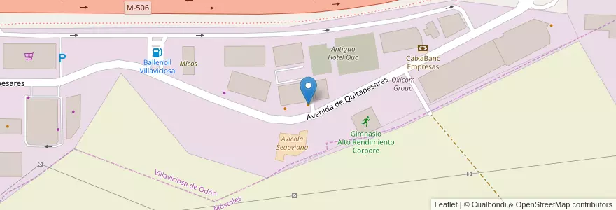 Mapa de ubicacion de Restaurante Eneldo en Sepanyol, Comunidad De Madrid, Comunidad De Madrid, Área Metropolitana De Madrid Y Corredor Del Henares, Villaviciosa De Odón.