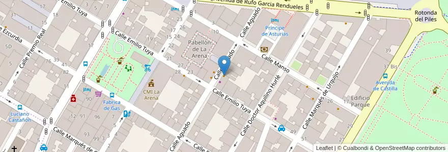 Mapa de ubicacion de Restaurante Fernando en إسبانيا, أستورياس, أستورياس, خيخون.