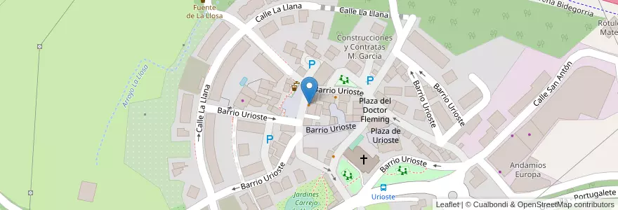 Mapa de ubicacion de Restaurante Imanol en 스페인, Euskadi, Bizkaia, Bilboaldea, Ortuella.