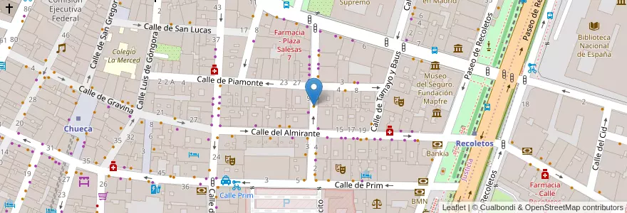 Mapa de ubicacion de Restaurante la Buena Vida en Espagne, Communauté De Madrid, Communauté De Madrid, Área Metropolitana De Madrid Y Corredor Del Henares, Madrid.