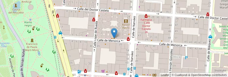 Mapa de ubicacion de Restaurante La Catapa en 西班牙, Comunidad De Madrid, Comunidad De Madrid, Área Metropolitana De Madrid Y Corredor Del Henares, Madrid.