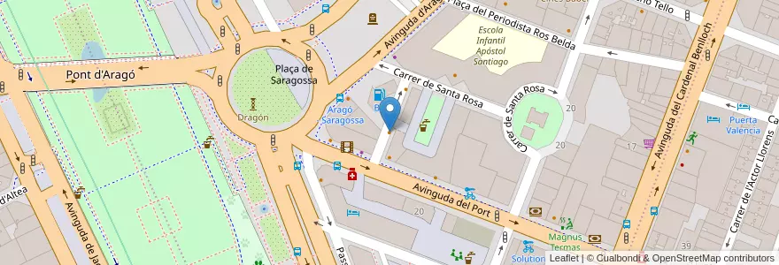 Mapa de ubicacion de Restaurante La Francesa del Carmen en スペイン, バレンシア州, València / Valencia, Comarca De València, València.