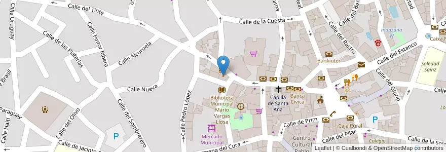 Mapa de ubicacion de Restaurante La Gran Tasca en Spanien, Autonome Gemeinschaft Madrid, Autonome Gemeinschaft Madrid, Cuenca Alta Del Manzanares, Colmenar Viejo.