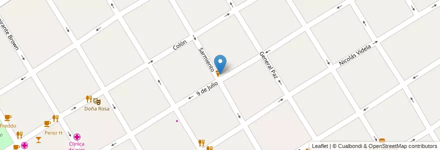 Mapa de ubicacion de Restaurante La Jirafa en Arjantin, Buenos Aires, Partido De Quilmes, Quilmes.