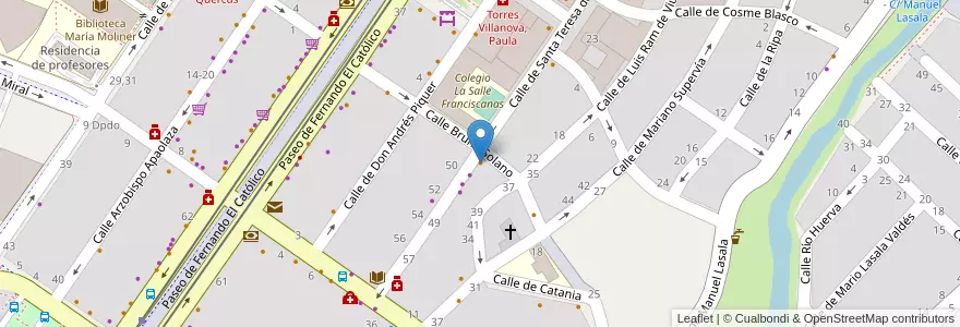 Mapa de ubicacion de Restaurante La Lonja en Espagne, Aragon, Saragosse, Zaragoza, Saragosse.