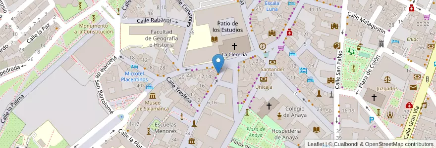 Mapa de ubicacion de Restaurante La Luna en Испания, Кастилия И Леон, Саламанка, Campo De Salamanca, Саламанка.