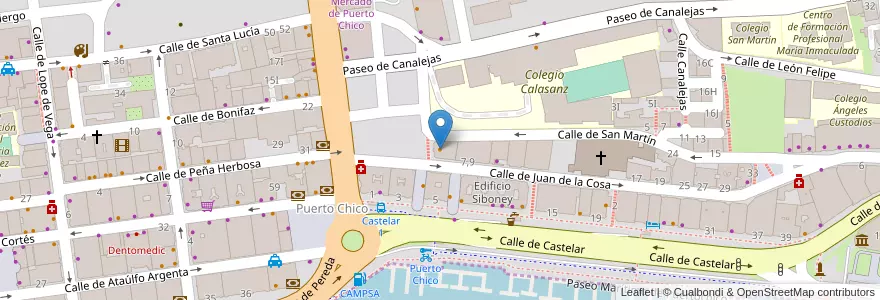 Mapa de ubicacion de Restaurante La Mayor en Spanien, Kantabrien, Cantabria, Santander, Santander.