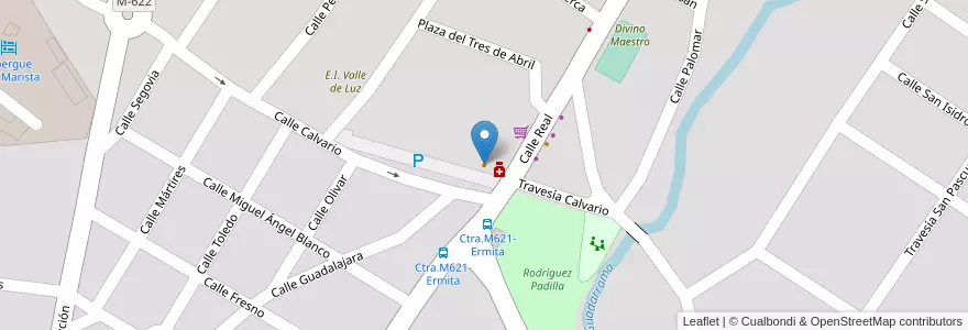 Mapa de ubicacion de Restaurante La Parada en Sepanyol, Comunidad De Madrid, Comunidad De Madrid, Cuenca Del Guadarrama, Los Molinos.
