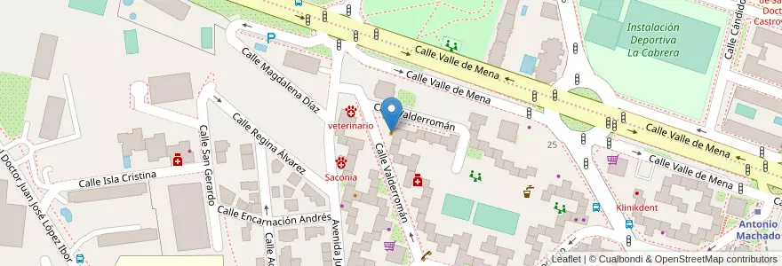 Mapa de ubicacion de Restaurante La Parra en Spanje, Comunidad De Madrid, Comunidad De Madrid, Área Metropolitana De Madrid Y Corredor Del Henares, Madrid.