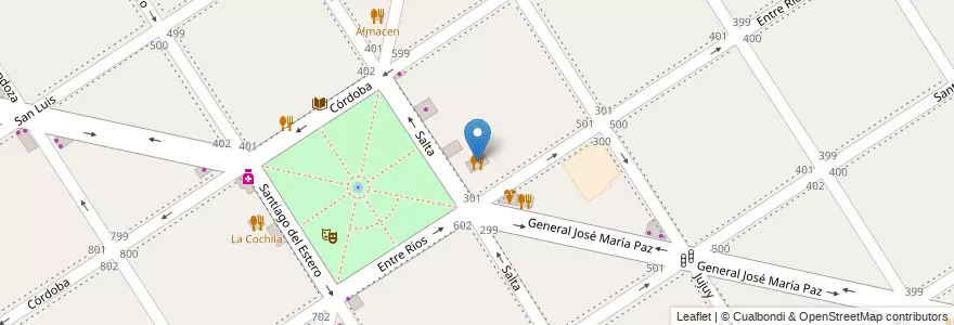 Mapa de ubicacion de Restaurante La Tortuga en Arjantin, Buenos Aires, Partido De Tigre, General Pacheco.