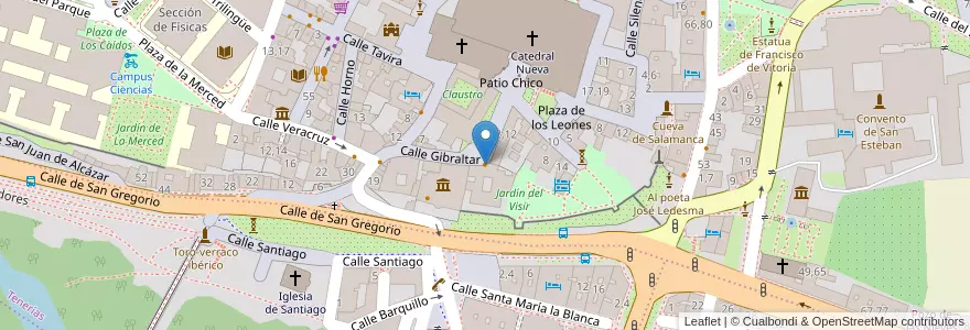 Mapa de ubicacion de Restaurante Lis en España, Castilla Y León, Salamanca, Campo De Salamanca, Salamanca.