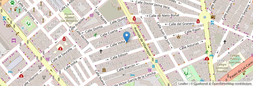 Mapa de ubicacion de Restaurante Los Castillos en إسبانيا, قشتالة وليون, شلمنقة, دائرة شلمنقة, شلمنقة.