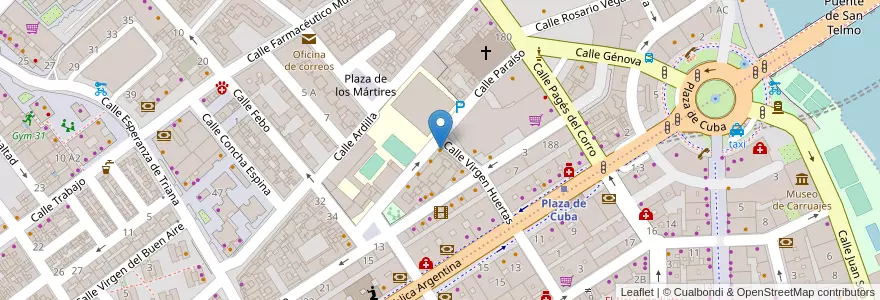 Mapa de ubicacion de Restaurante Los Cuevas en Espagne, Andalousie, Séville, Séville.