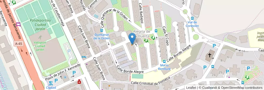 Mapa de ubicacion de Restaurante Los Curros en 西班牙, 安达鲁西亚, Málaga, Málaga-Costa Del Sol, Málaga.