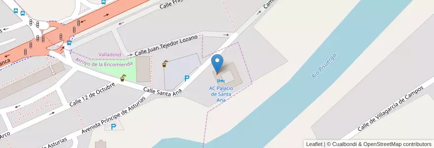 Mapa de ubicacion de Restaurante los Jerónimos en Sepanyol, Castilla Y León, Valladolid, Arroyo De La Encomienda.