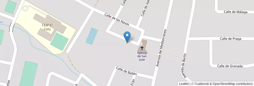 Mapa de ubicacion de Restaurante Los Olivos El Coto en Sepanyol, Castilla-La Mancha, Guadalajara, El Casar.