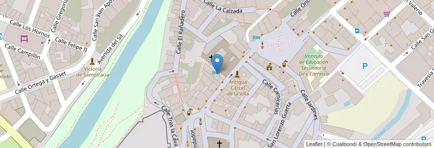 Mapa de ubicacion de Restaurante Los Templarios en Sepanyol, Castilla Y León, León, El Bierzo, Ponferrada.