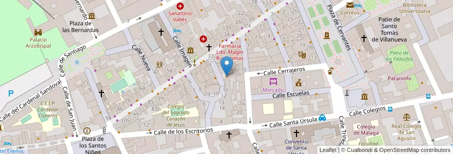 Mapa de ubicacion de Restaurante Macandé en Испания, Мадрид, Мадрид, Área Metropolitana De Madrid Y Corredor Del Henares, Alcalá De Henares.