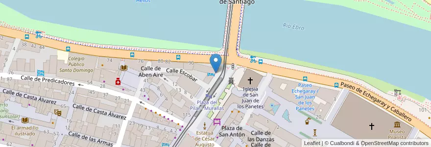 Mapa de ubicacion de Restaurante Magoria en 西班牙, Aragón, 萨拉戈萨, Zaragoza, 萨拉戈萨.