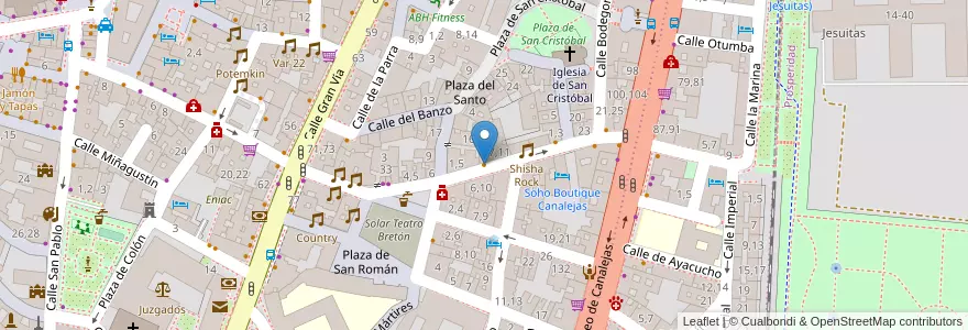 Mapa de ubicacion de Restaurante Mencía en إسبانيا, قشتالة وليون, شلمنقة, دائرة شلمنقة, شلمنقة.