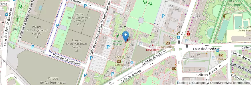 Mapa de ubicacion de Restaurante Miguel Ángel en Испания, Мадрид, Мадрид, Área Metropolitana De Madrid Y Corredor Del Henares, Мадрид.