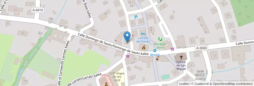 Mapa de ubicacion de Restaurante Nagusi en Spagna, Euskadi, Araba/Álava, Gorbeialdea, Zuya/Zuia.