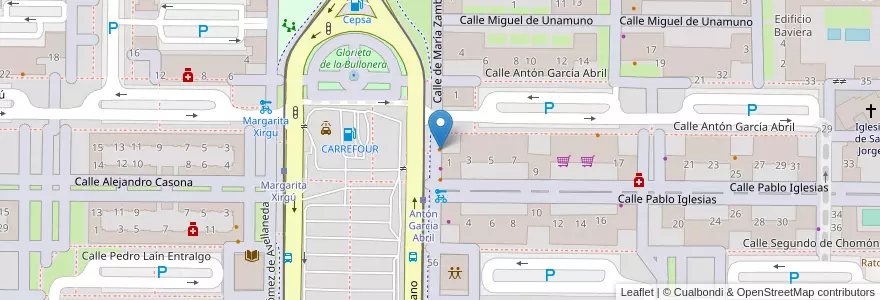 Mapa de ubicacion de Restaurante Navoa en Spanien, Aragonien, Saragossa, Zaragoza, Saragossa.
