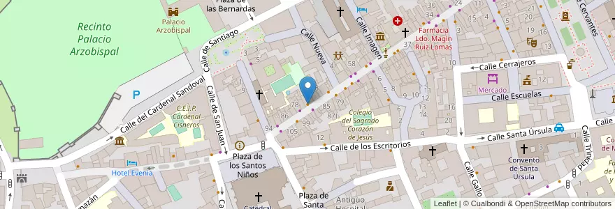 Mapa de ubicacion de Restaurante Oishii en إسبانيا, منطقة مدريد, منطقة مدريد, Área Metropolitana De Madrid Y Corredor Del Henares, القلعة الحجارة.