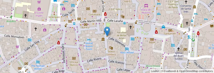 Mapa de ubicacion de Restaurante Pando en 西班牙, 安达鲁西亚, Sevilla, Sevilla.