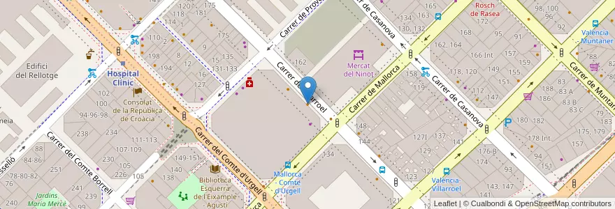 Mapa de ubicacion de Restaurante Porvenir en 西班牙, Catalunya, Barcelona, Barcelonès, Barcelona.