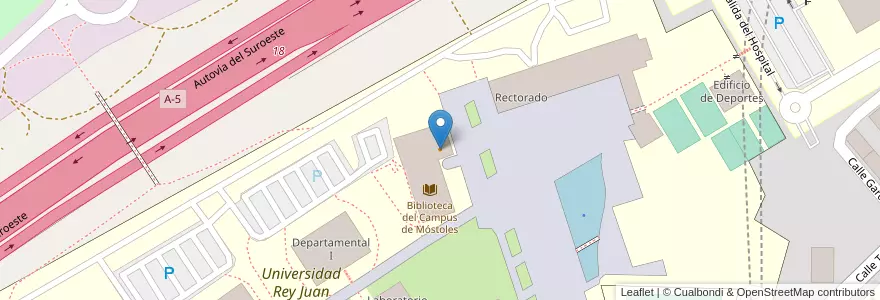 Mapa de ubicacion de Restaurante profesores en Spanje, Comunidad De Madrid, Comunidad De Madrid, Área Metropolitana De Madrid Y Corredor Del Henares, Móstoles.