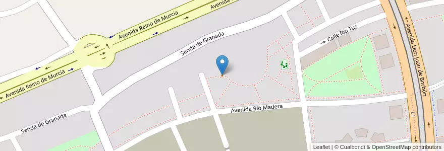 Mapa de ubicacion de Restaurante Puerta de Murcia en اسپانیا, Región De Murcia, Región De Murcia, Área Metropolitana De Murcia, Murcia.