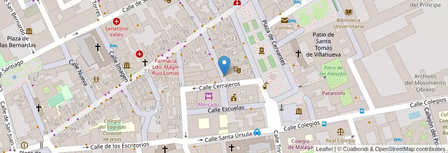 Mapa de ubicacion de Restaurante Rayuela en Spanien, Autonome Gemeinschaft Madrid, Autonome Gemeinschaft Madrid, Área Metropolitana De Madrid Y Corredor Del Henares, Alcalá De Henares.