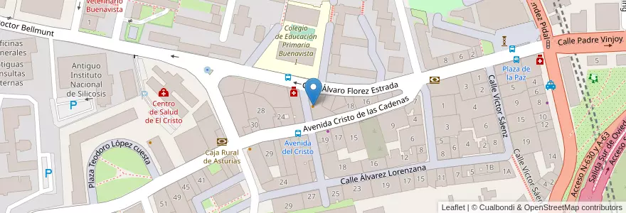 Mapa de ubicacion de Restaurante Rías Gallegas en Испания, Астурия, Астурия, Овьедо.