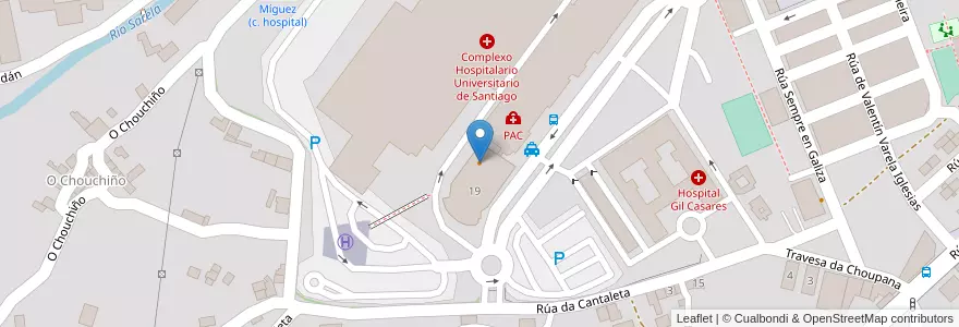 Mapa de ubicacion de Restaurante Solpor en Sepanyol, Galicia / Galiza, A Coruña, Santiago, Santiago De Compostela.
