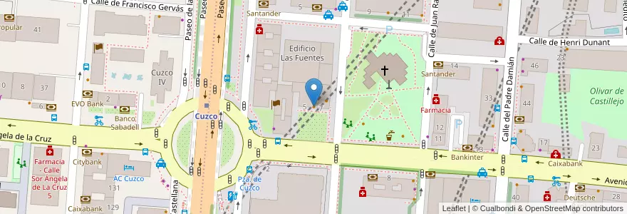 Mapa de ubicacion de Restaurante Song City en Spagna, Comunidad De Madrid, Comunidad De Madrid, Área Metropolitana De Madrid Y Corredor Del Henares, Madrid.