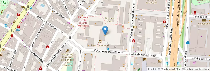 Mapa de ubicacion de Restaurante St.James en España, Comunidad De Madrid, Comunidad De Madrid, Área Metropolitana De Madrid Y Corredor Del Henares, Madrid.