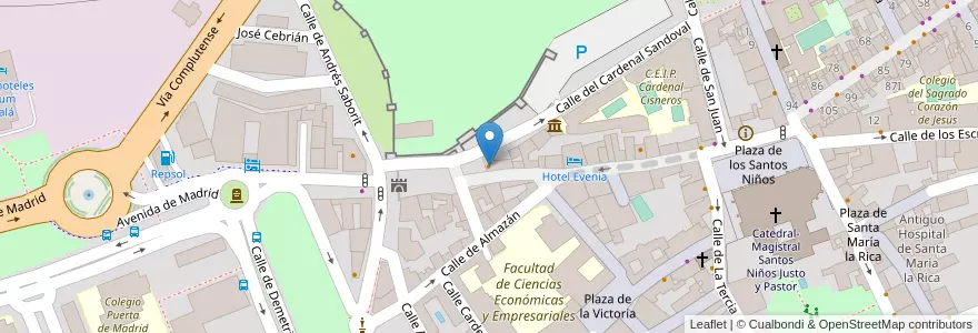 Mapa de ubicacion de Restaurante Stromboli en Spain, Community Of Madrid, Community Of Madrid, Área Metropolitana De Madrid Y Corredor Del Henares, Alcalá De Henares.