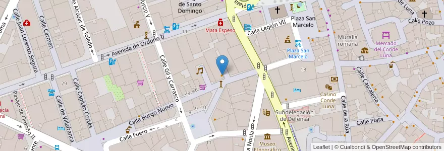 Mapa de ubicacion de Restaurante Superbestia en Espanha, Castela E Leão, Leão, Tierra De León, León.