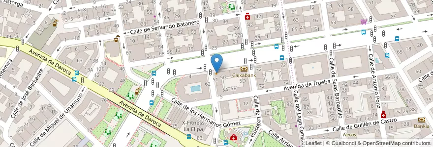 Mapa de ubicacion de Restaurante Universo en Espagne, Communauté De Madrid, Communauté De Madrid, Área Metropolitana De Madrid Y Corredor Del Henares, Madrid.