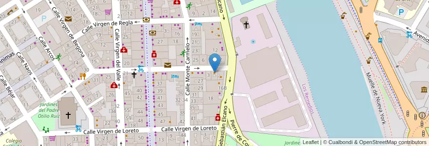 Mapa de ubicacion de Restaurante Viejo Tito en España, Andalucía, Sevilla, Sevilla.