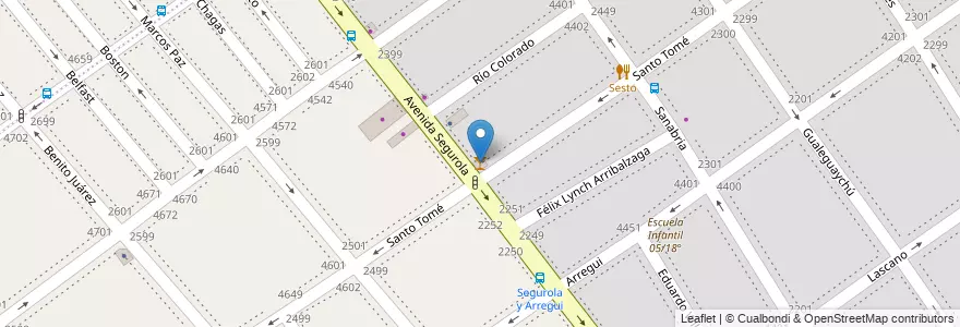 Mapa de ubicacion de Resto Bar, Monte Castro en Argentine, Ciudad Autónoma De Buenos Aires, Buenos Aires, Comuna 10, Comuna 11.