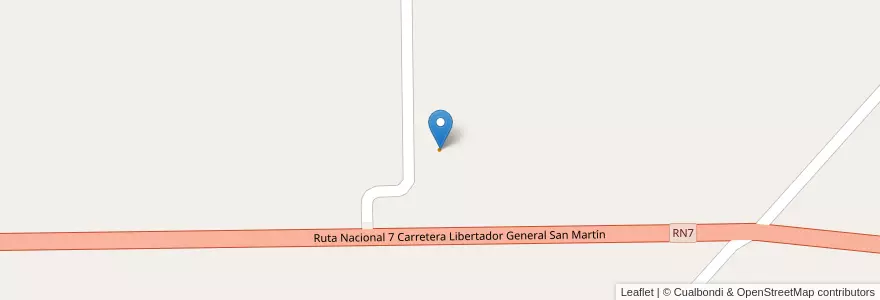 Mapa de ubicacion de Resto Estancia Chica en 아르헨티나, 부에노스아이레스주, Partido De San Andrés De Giles.