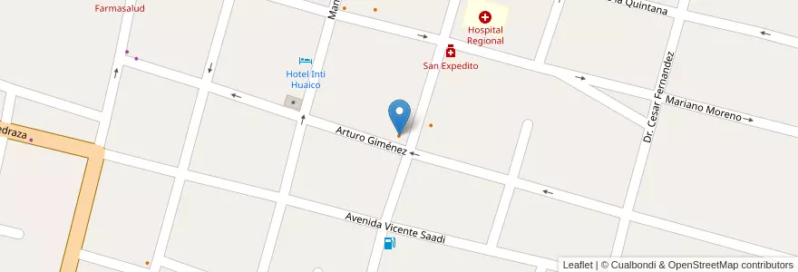Mapa de ubicacion de Resto Jandar en Аргентина, Катамарка, Departamento Santa María, Municipio De Santa María, Santa María.