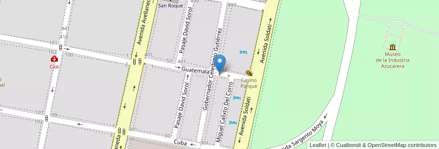 Mapa de ubicacion de Restobar Ernestina en Argentine, Tucumán, San Miguel De Tucumán, Departamento Capital, San Miguel De Tucumán.