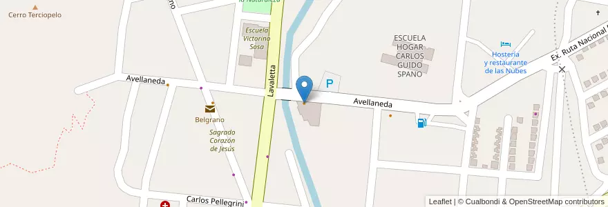 Mapa de ubicacion de Restorante del Mercado en Argentina, Salta, Los Andes, Municipio De San Antonio De Los Cobres.