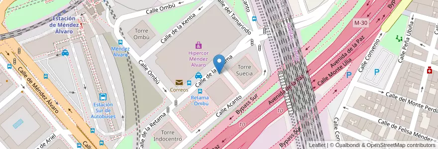 Mapa de ubicacion de RETAMA, CALLE, DE LA,3 en إسبانيا, منطقة مدريد, منطقة مدريد, Área Metropolitana De Madrid Y Corredor Del Henares, مدريد.