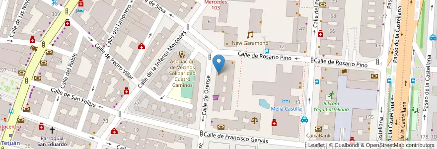 Mapa de ubicacion de Reto Bar en Sepanyol, Comunidad De Madrid, Comunidad De Madrid, Área Metropolitana De Madrid Y Corredor Del Henares, Madrid.
